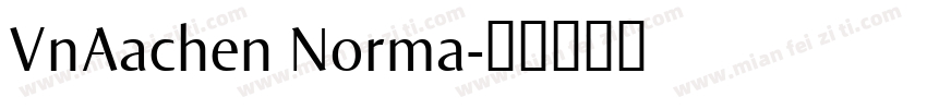 VnAachen Norma字体转换
